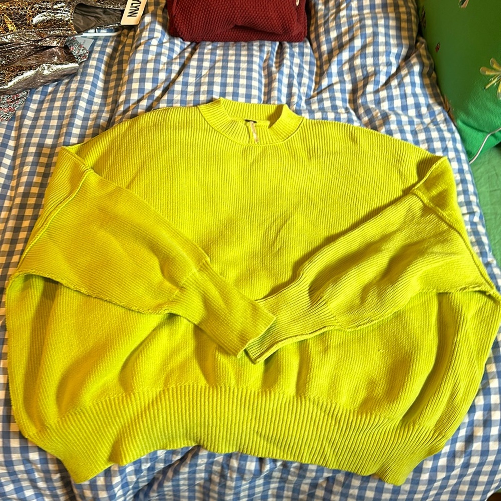 Oversized free people sweater